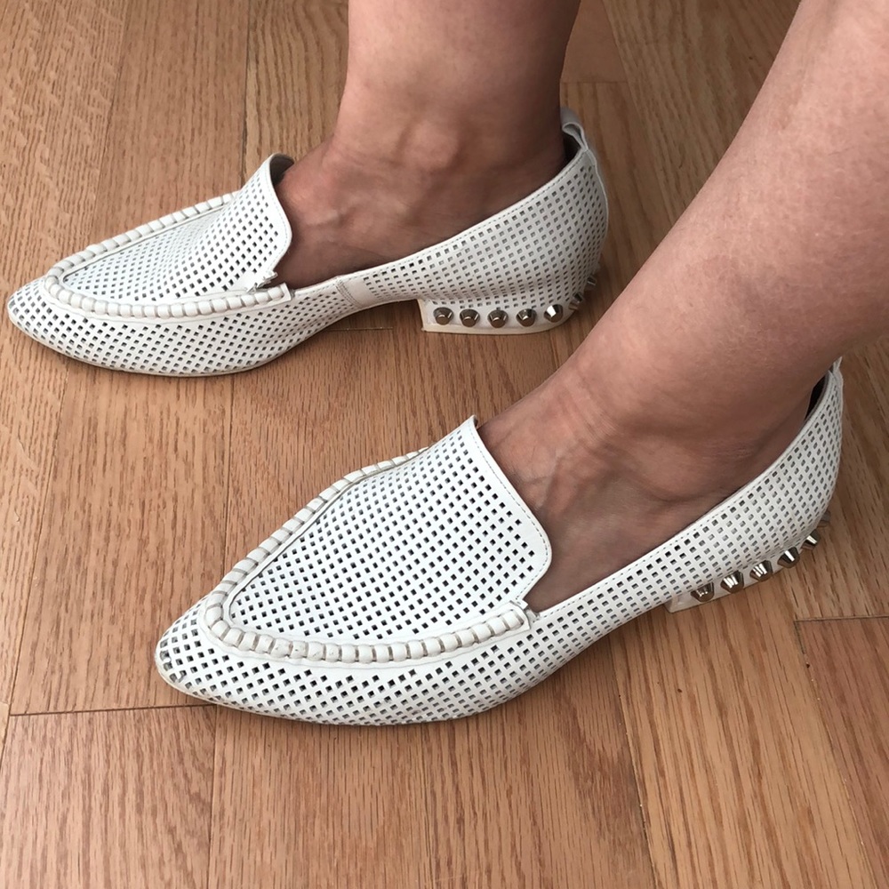 Women’s White leather Jeffrey Campbell Shoes 9